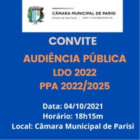 AUDIÊNCIA PÚBLICA
