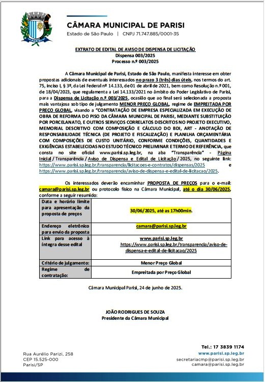 Interesse em obter propostas.